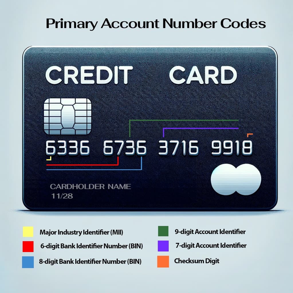 Primary Account Number Codes